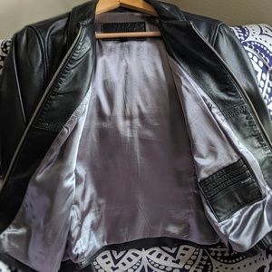 GUESS genuine leather jacket